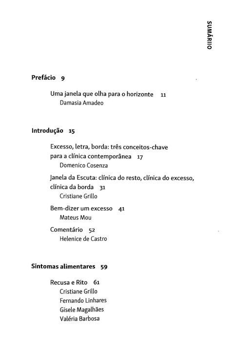 Imagem de CLÍNICA DO RESTO, CLÍNICA DO EXCESSO, CLÍNICA DA BORDA: UMA EXPERIÊNCIA DO JANELA DA ESCUTA