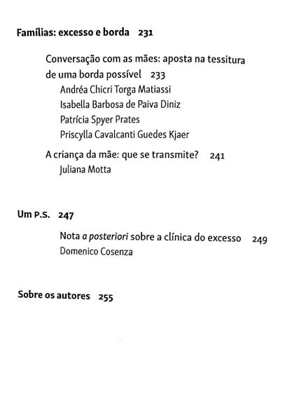 Imagem de CLÍNICA DO RESTO, CLÍNICA DO EXCESSO, CLÍNICA DA BORDA: UMA EXPERIÊNCIA DO JANELA DA ESCUTA