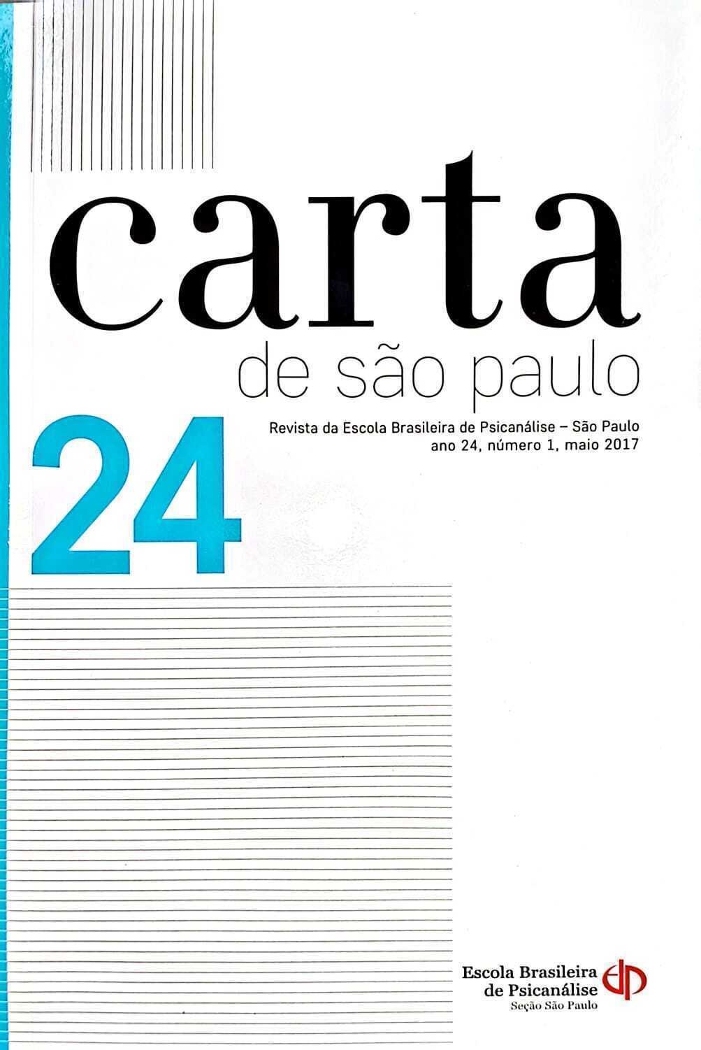 Imagem de CARTA DE SÃO PAULO - ANO 24 N° 1 MAIO 2017