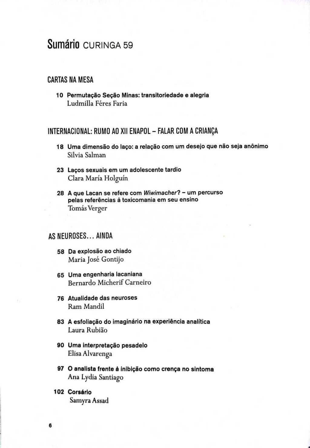 Imagem de CURINGA 59 - O ULTIMÍSSIMO ENSINO DE LACAN E AS NEUROSES