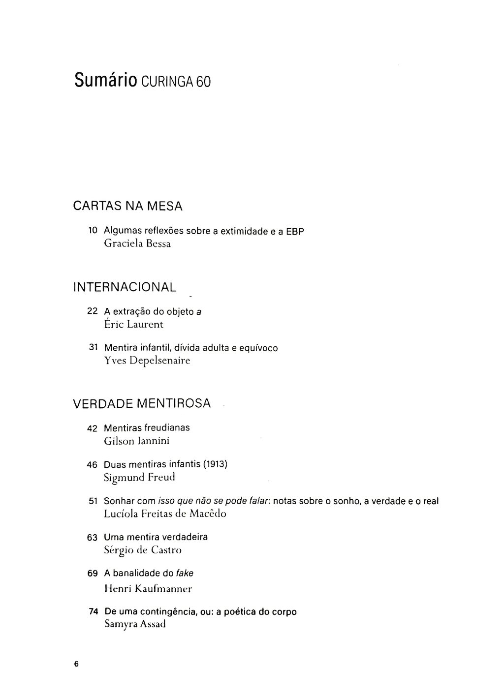 Imagem de CURINGA 60 - VERDADE MENTIROSA