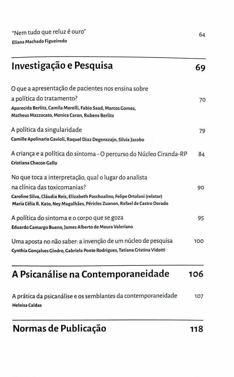 Imagem de REVISTA ENTREVÁRIOS N° 19 - POLÍTICA DO TRATAMENTO