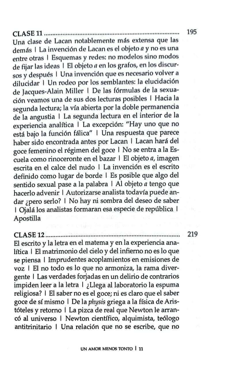 Imagem de UN AMOR MENOS TONTO. UNA LECTURA DEL SEMINARIO XXI DE LACAN