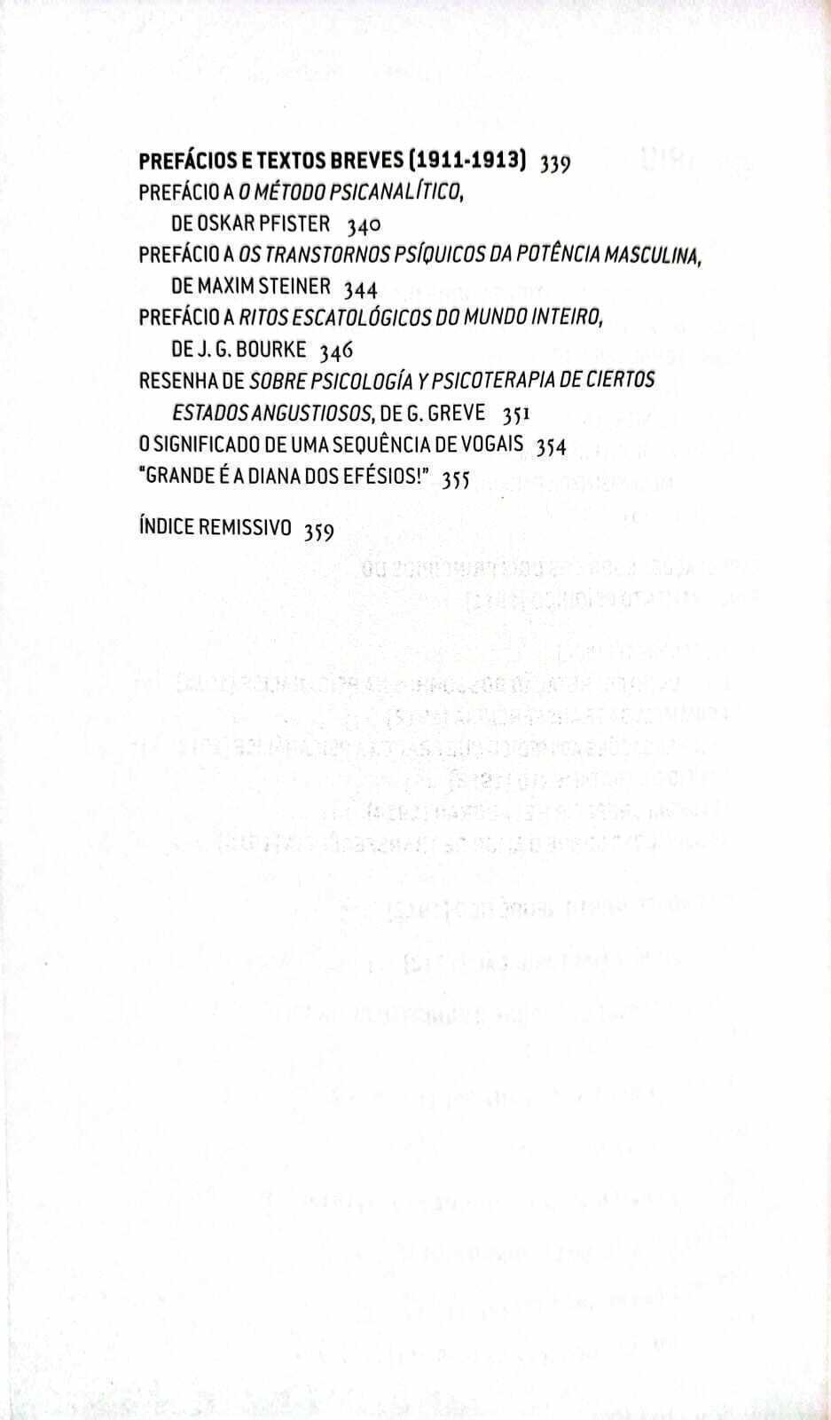 Imagem de FREUD (1911-1913) - OBRAS COMPLETAS VOLUME 10: OBSERVAÇÕES PSICANALÍTICAS SOBRE UM CASO DE PARANOIA RELATADO EM AUTOBIOGRAFIA ("O CASO SCHREIBER")