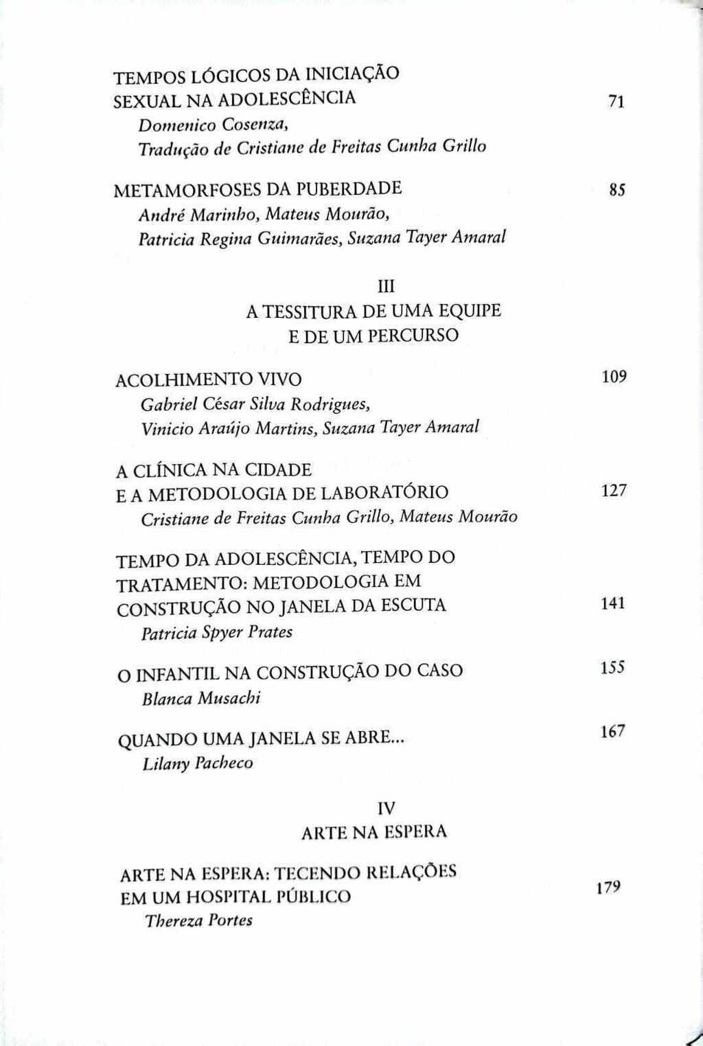 Imagem de JANELA DA ESCUTA O ADOLESCENTE ESPECIALISTA DE SI E A TESSITURA DE UMA REDE SOB MEDIDA