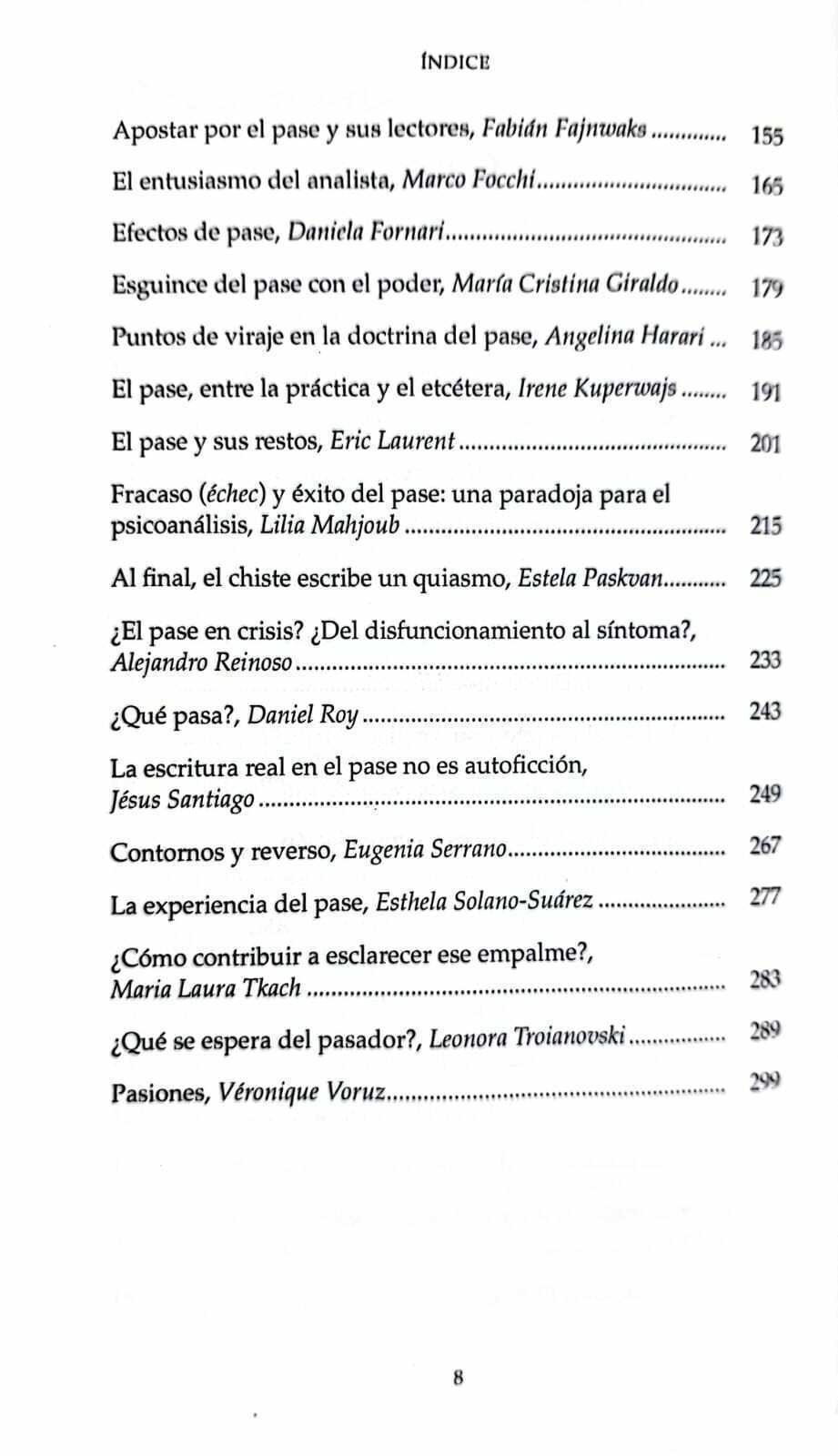 Imagem de LA PRÁCTICA DEL PASE EN LAS ESCUELAS DEL CAMPO FREUDIANO