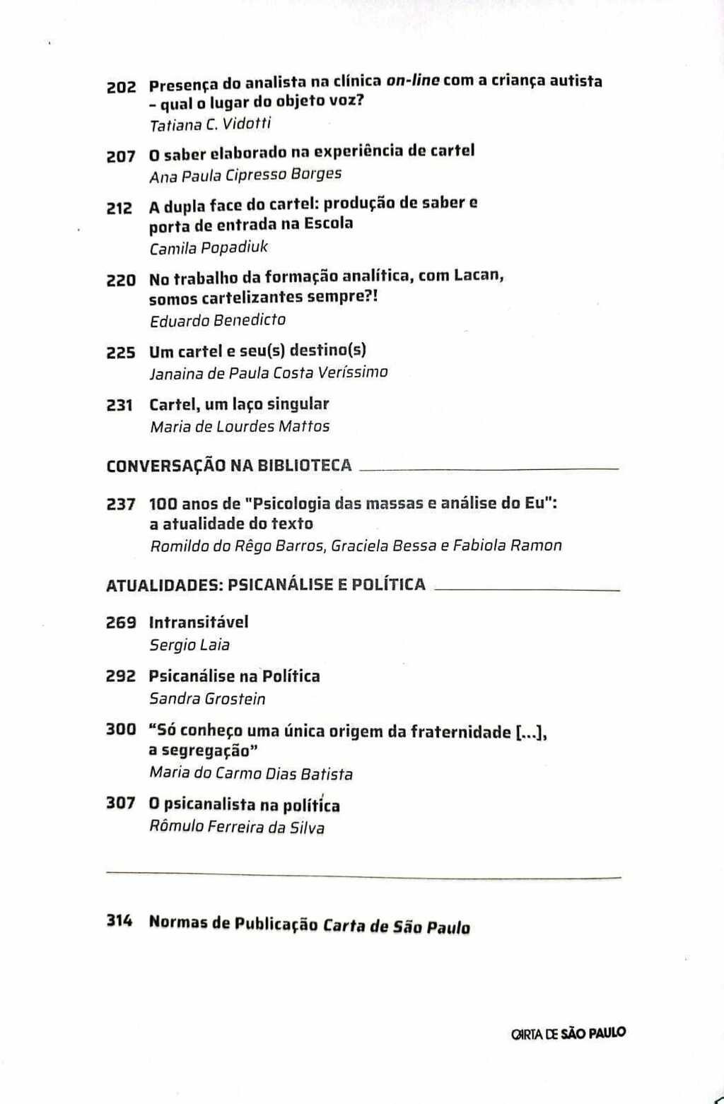 Imagem de CARTA DE SÃO PAULO - ANO 29 N°1 ABRIL 2022