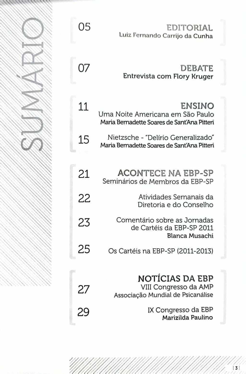 Imagem de CARTA DE SÃO PAULO - ANO 18 N°1 Junho-Julho 2011