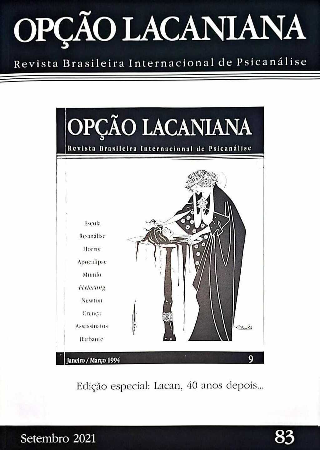 Imagem de OPÇÃO LACANIANA 83