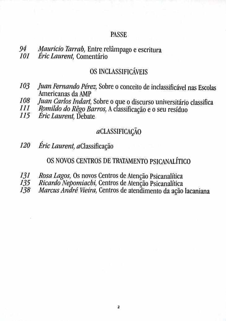 Imagem de OPÇÃO LACANIANA 51