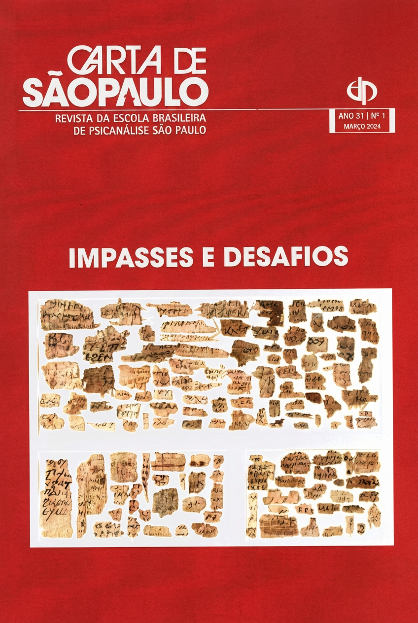 Imagem de CARTA DE SÃO PAULO - ANO 31 N° 1 MARÇO 2024