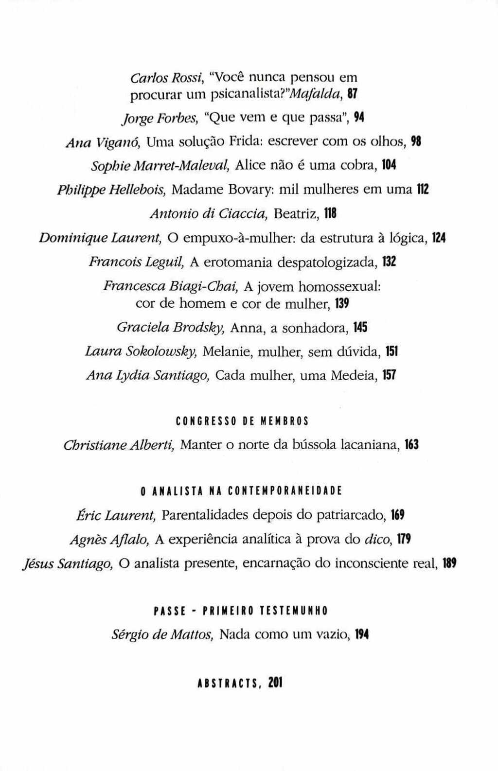 Imagem de OPÇÃO LACANIANA 86/87