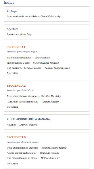 Imagem de LA EXTENSIÓN DE LOS ANÁLISIS
