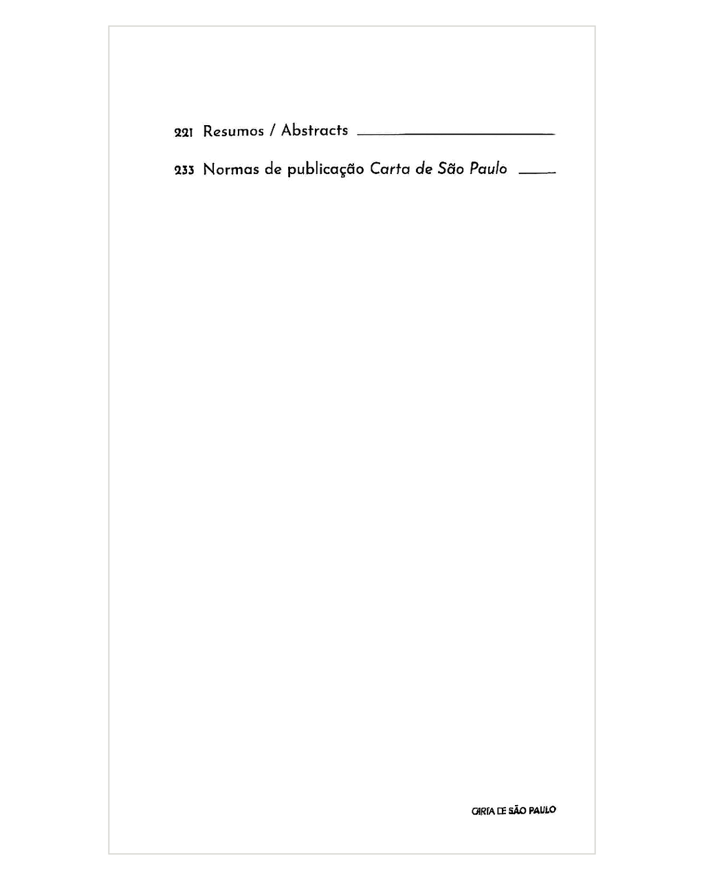 Imagem de CARTA DE SÃO PAULO - N° 83 ABRIL 2026