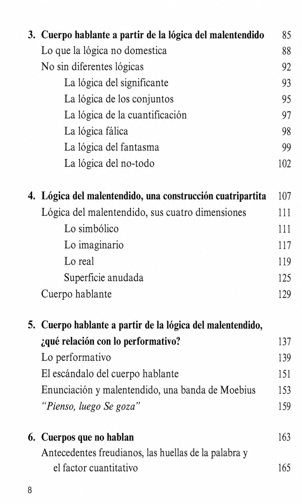Imagem de CUERPO HABLANTE Y LÓGICA DEL MALENTENDIDO